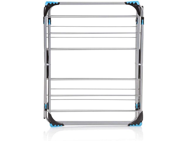 3-lagige minky indoor droogrek met 21 m² droogruimte - zilver - afbeelding 7 van  8