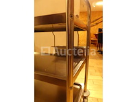 3-lags roestvrijstalen serveerwagen - afbeelding 4 van  5