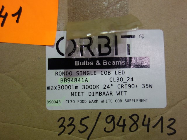 3 led lamphouders - afbeelding 1 van  2