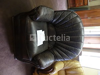 3 leren fauteuils - afbeelding 3 van  11