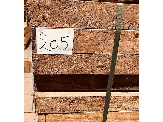 3 m² + 15,7 m² afrormosia brut ovendroog - afbeelding 2 van  5