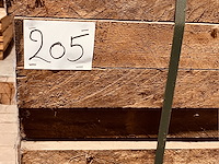 3 m² + 15,7 m² afrormosia brut ovendroog - afbeelding 2 van  5