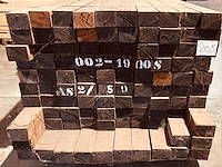 3 m² + 15,7 m² afrormosia brut ovendroog - afbeelding 4 van  5