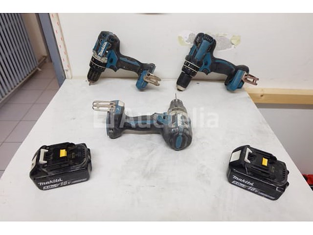 3 makita batterij-aangedreven boormachines - afbeelding 14 van  14
