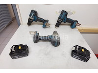 3 makita batterij-aangedreven boormachines - afbeelding 14 van  14
