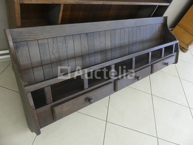 3 massief eikenhout hangconsole - afbeelding 4 van  5