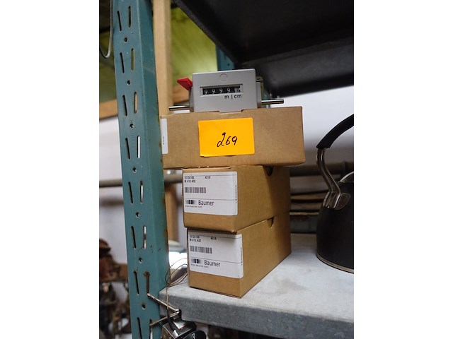 3 mechanische metertellers baumer - afbeelding 3 van  3