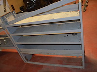 3 metalen rekken voor lichte vrachtwagen afm. 127x36x116 , 127x36x135, 127x36x135 - afbeelding 2 van  11