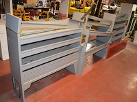 3 metalen rekken voor lichte vrachtwagen afm. 127x36x116 , 127x36x135, 127x36x135 - afbeelding 4 van  11
