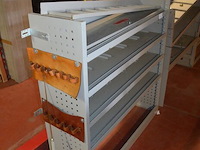 3 metalen rekken voor lichte vrachtwagen afm. 127x36x116 , 127x36x135, 127x36x135 - afbeelding 8 van  11