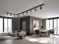 3 meter railsysteem met 9 st railspot gu10 fitting (2x) - afbeelding 3 van  5