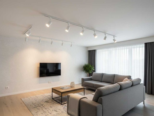 3 meter railsysteem met 9 st railspot gu10 fitting wit (2x) - afbeelding 2 van  4