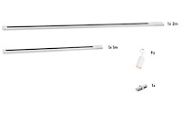 3 meter railsysteem met 9 st railspot gu10 fitting wit (2x) - afbeelding 5 van  6