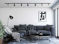 3 meter railsysteem met 9 st railspot gu10 fitting(3x) - afbeelding 6 van  7