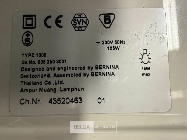 3 naaimachines bernina - afbeelding 3 van  6