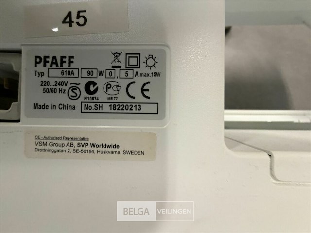 3 naaimachines pfaff - afbeelding 5 van  7