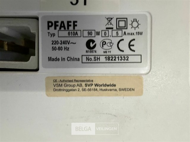 3 naaimachines pfaff - afbeelding 3 van  7