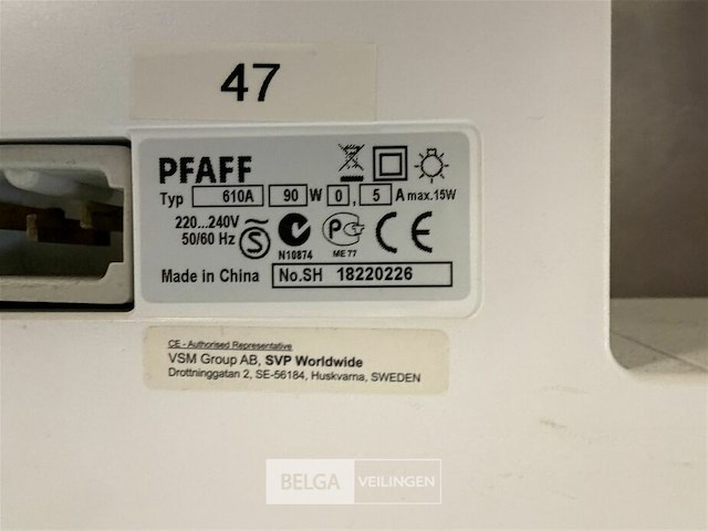 3 naaimachines pfaff - afbeelding 5 van  7