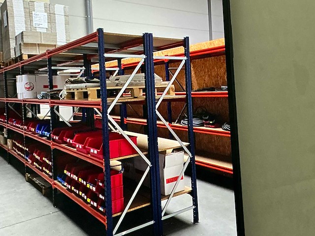 3 opslag rekken inclusief houten legplanken - afbeelding 6 van  6