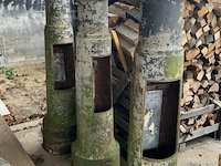 3 oude gietijzeren zuilen - afbeelding 1 van  2