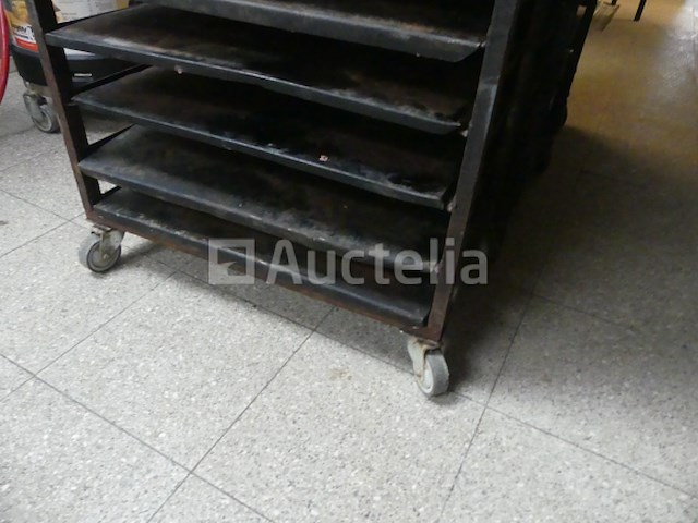 3 ovenwagens met plaat 60x40 cm - afbeelding 1 van  6