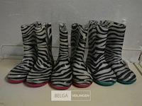 3 paar regenlaarsjes mt(1xmt28, 2xmt 27) - afbeelding 1 van  2