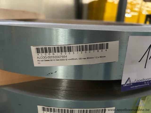 3 paletten aluminium coils, diverse types en afmetingen - afbeelding 2 van  4