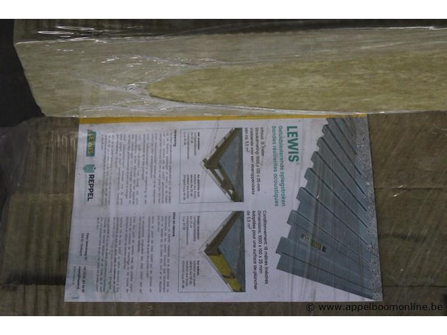 3 paletten geluidwerende oplegstroken - afbeelding 2 van  2