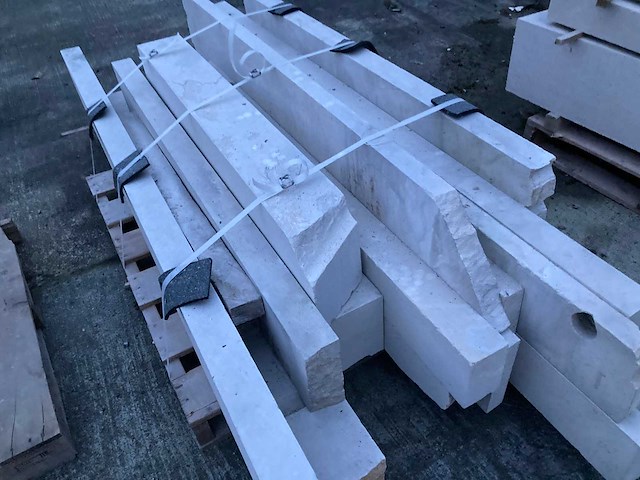 3 paletten platen/blokken witsteen - afbeelding 4 van  10