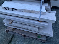 3 paletten platen/blokken witsteen - afbeelding 6 van  10