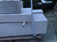 3 paletten platen/blokken witsteen - afbeelding 8 van  10