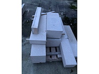 3 paletten platen/blokken witsteen - afbeelding 9 van  10