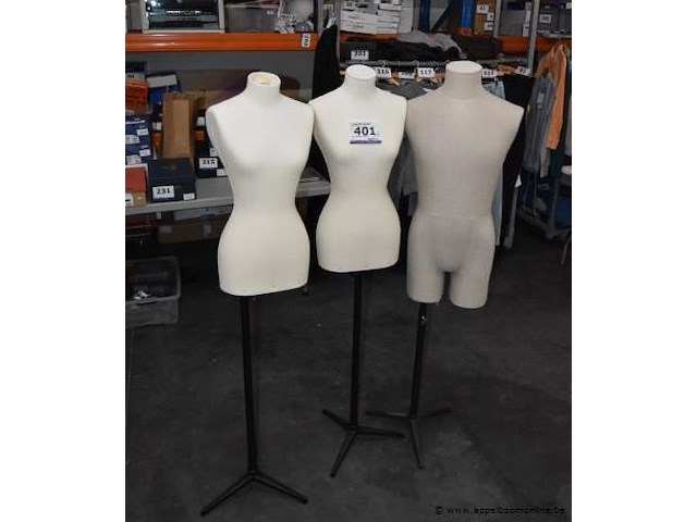 3 paspoppen - afbeelding 1 van  1