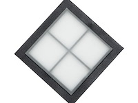 3 patrijspoorten, zwart poederlak - afbeelding 4 van  5