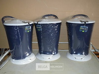 3 pedaal vuilnisbakken 6l - afbeelding 1 van  2