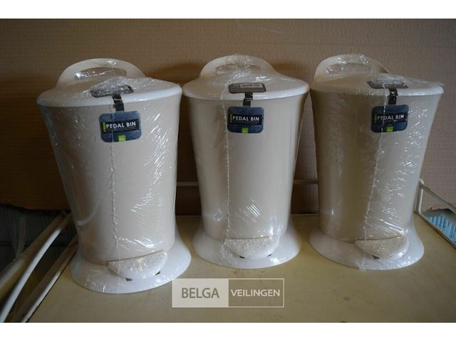 3 pedaalemmers 6l - afbeelding 1 van  2