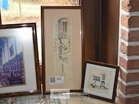 3 pentekeningen en 2 foto`s - afbeelding 4 van  4