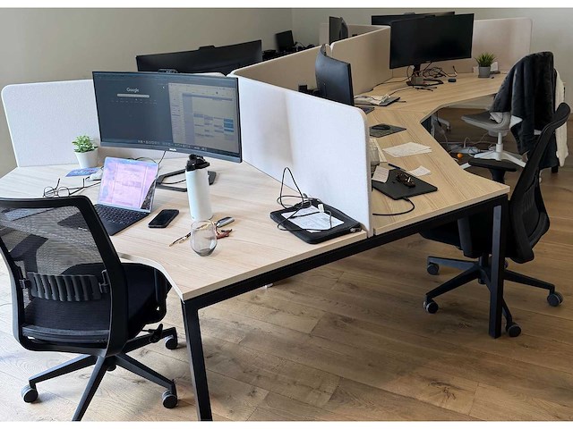 3-persoons bureau-eiland - afbeelding 1 van  4
