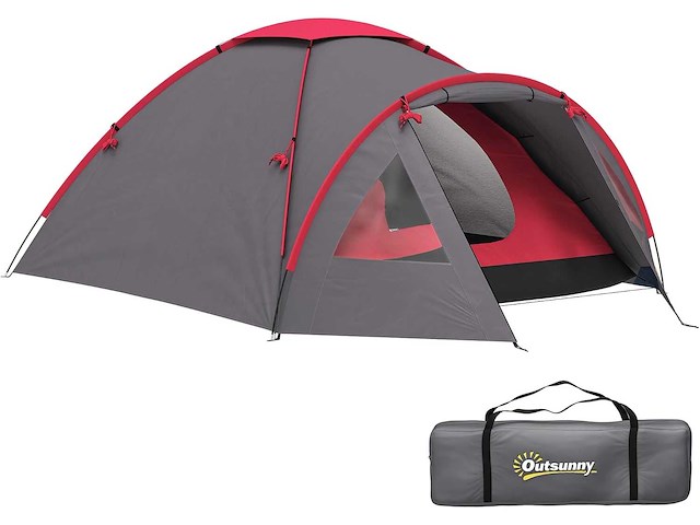 3-persoons kampeertent, lichtgewicht, stabiel, uv-waterdicht 50+ - afbeelding 2 van  5