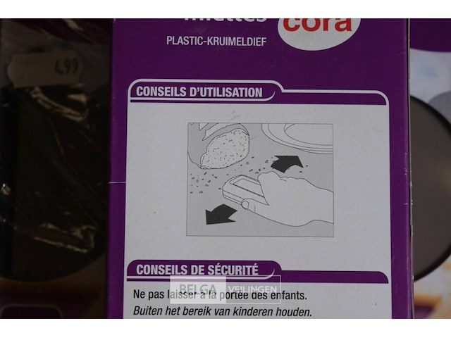 3 plastieken handmatige kruimeldief - afbeelding 2 van  2