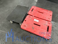 3 plateauwagens