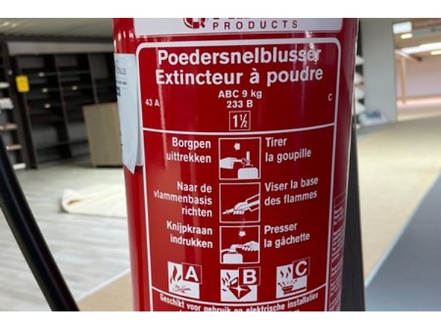 3 poedersnelblussers adrd 9 kg - afbeelding 3 van  6