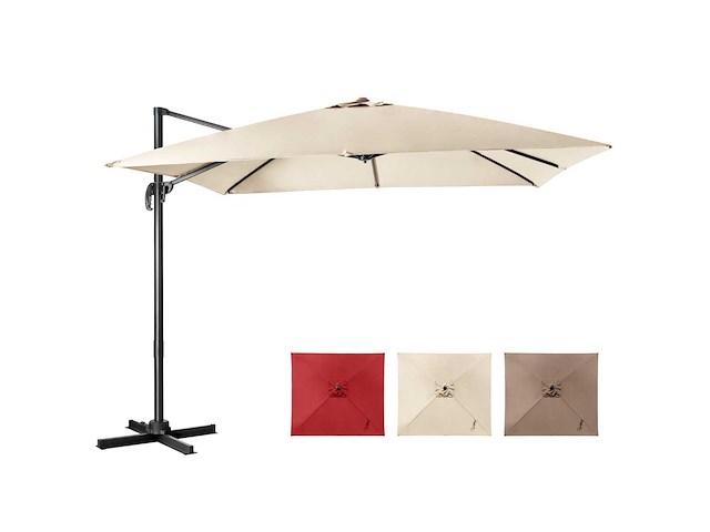 3-positie kantelparasol voor tuinen, terrassen, cafés - afbeelding 2 van  9