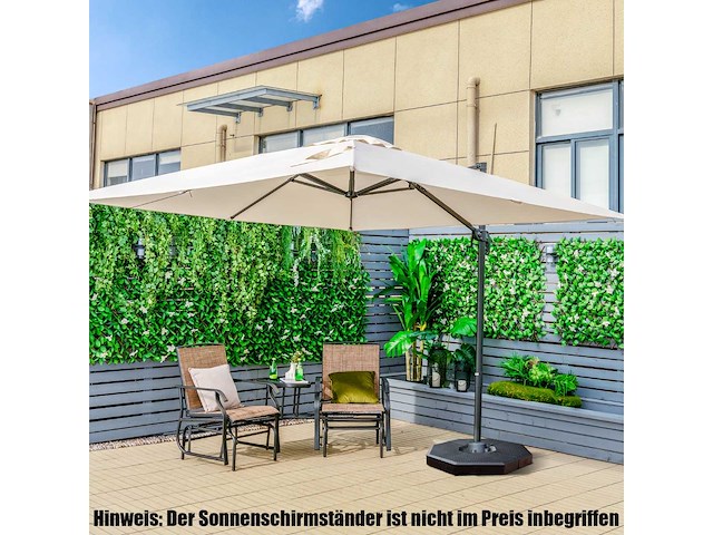 3-positie kantelparasol voor tuinen, terrassen, cafés - afbeelding 7 van  9