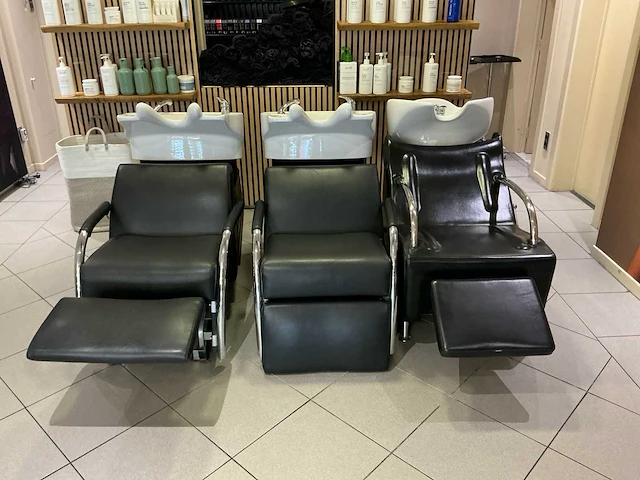 3 professionele kapperswasunits met massagefunctie (3x) - afbeelding 2 van  8