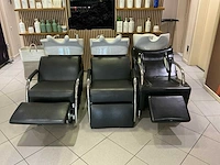 3 professionele kapperswasunits met massagefunctie (3x) - afbeelding 2 van  8