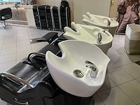 3 professionele kapperswasunits met massagefunctie (3x) - afbeelding 4 van  8