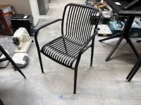 3 pvc terrasstoelen