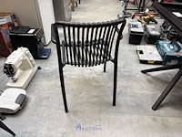 3 pvc terrasstoelen - afbeelding 3 van  4