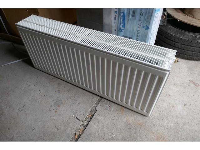 3 radiatoren+ douche draaideur - afbeelding 2 van  4